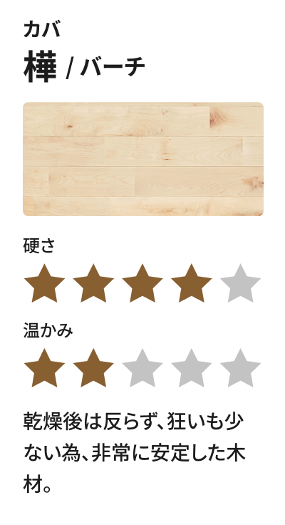 カバ 樺 / バーチ