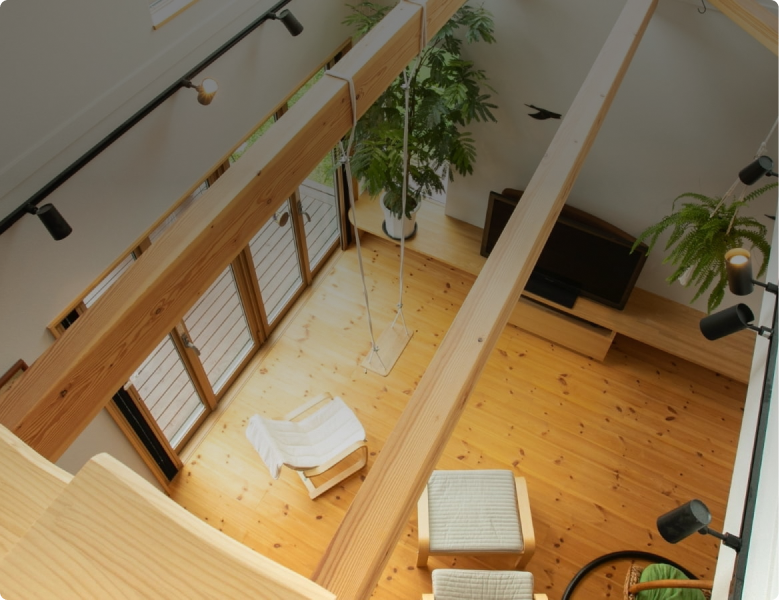 木と共に暮らす