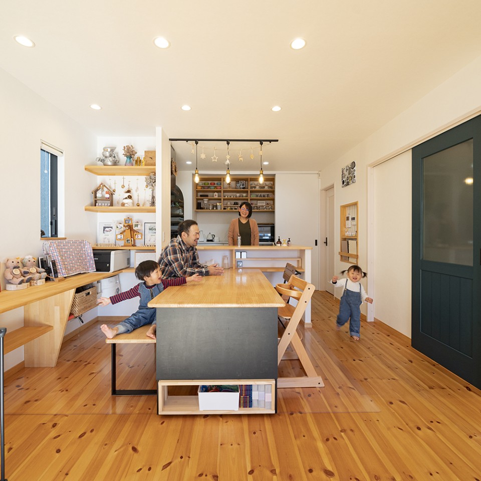 収納をオシャレに見せるお家