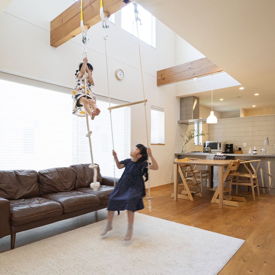 子どもたちの”遊び場”のお家