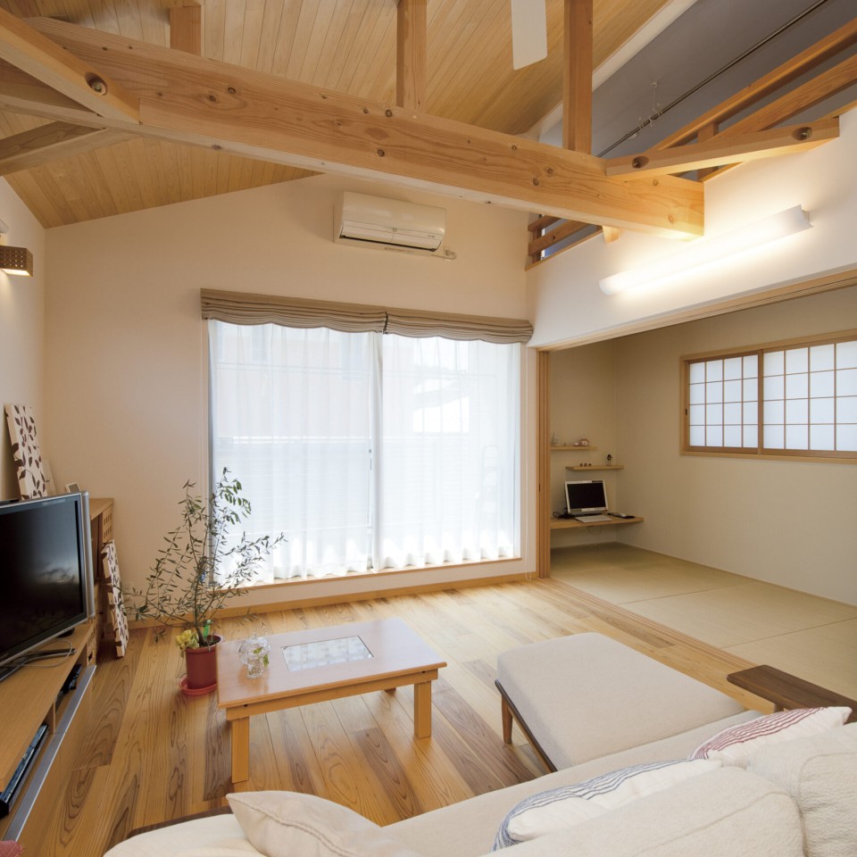 2階リビングのお家