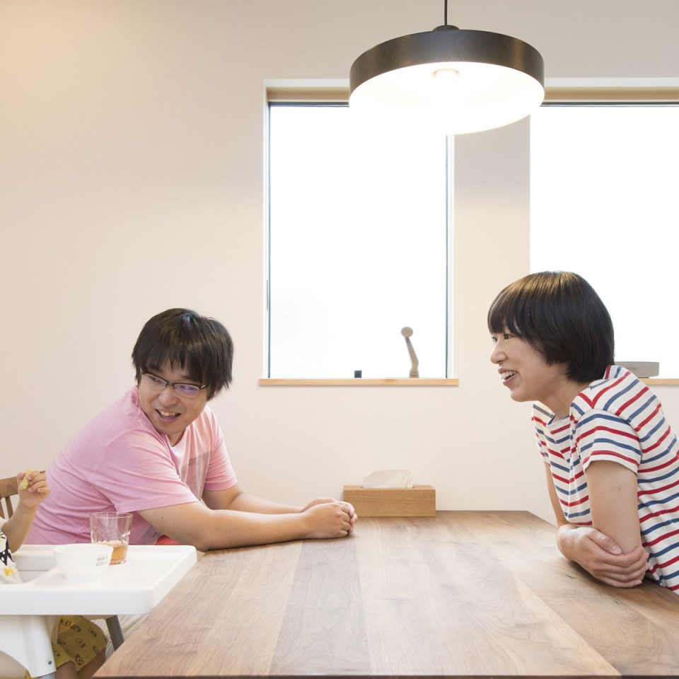 書斎とミセススペースのあるお家