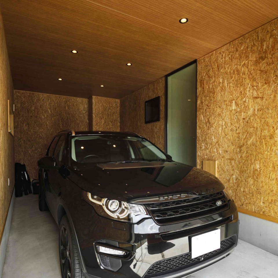 インナーガレージのあるお家