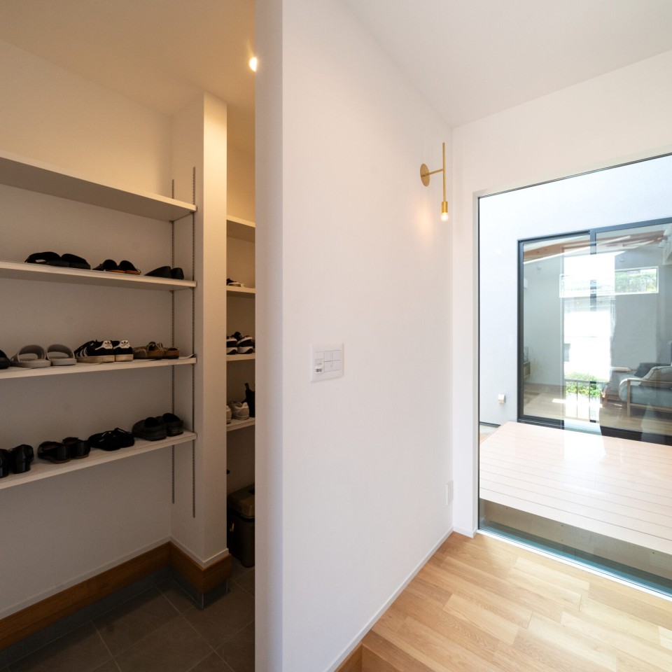 コの字間取り・中庭のあるお家