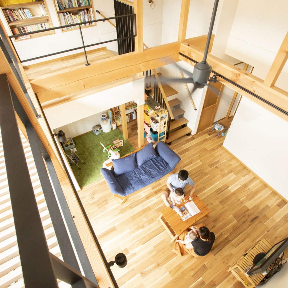 ロフトのある平屋のお家