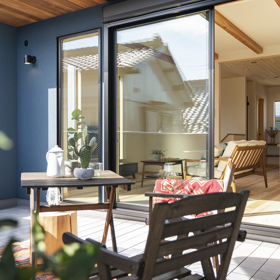 我が家でアウトドアを楽しむお家