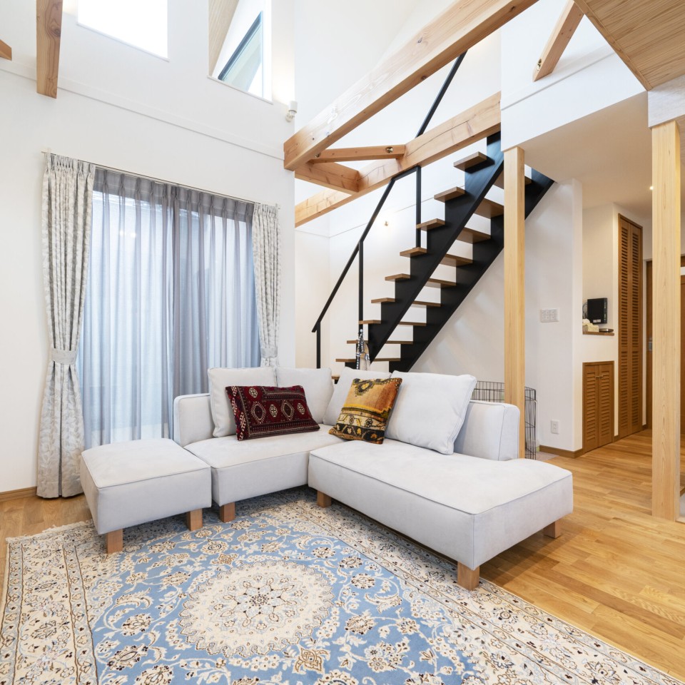 バイクガレージのあるお家