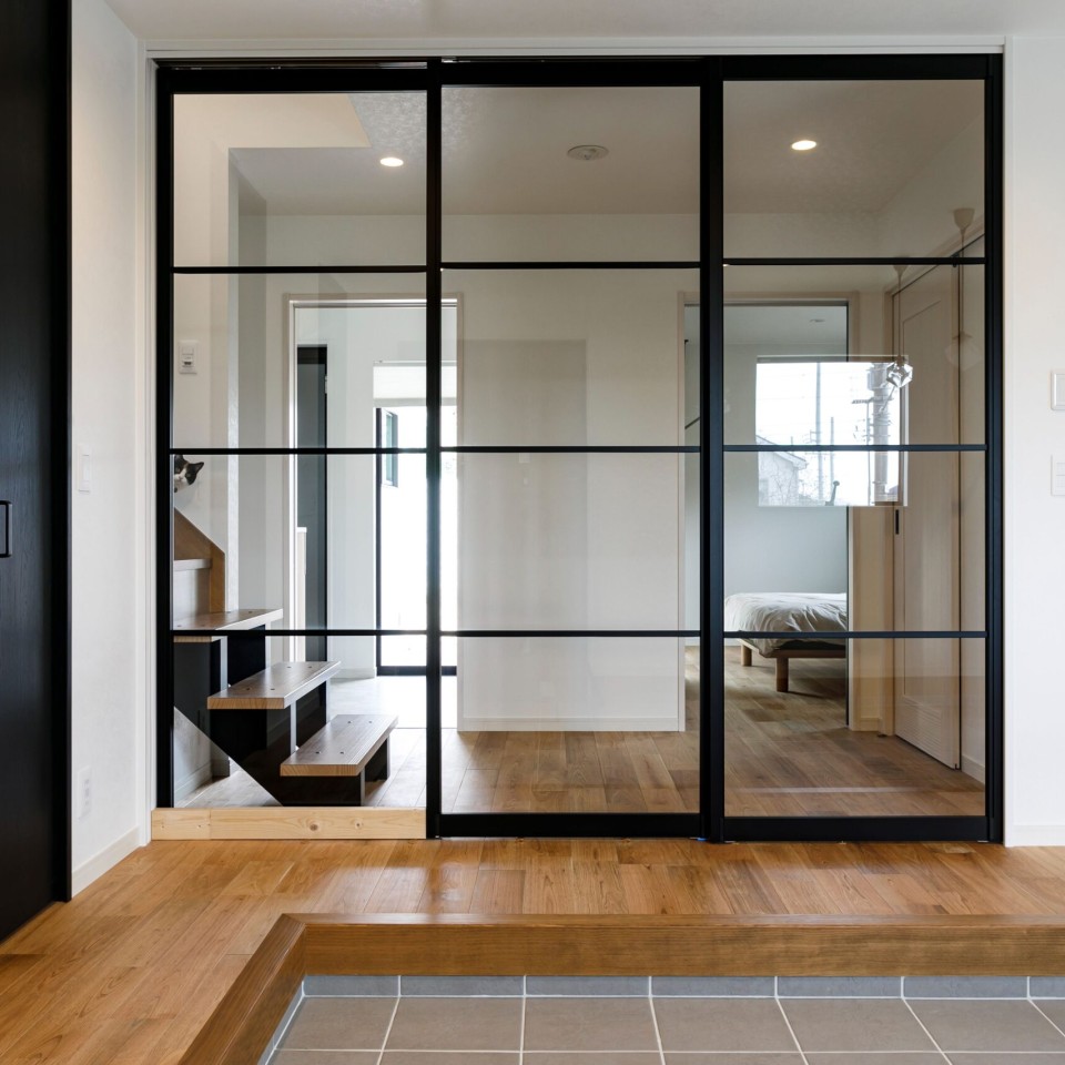 クロをアクセントにしたお家