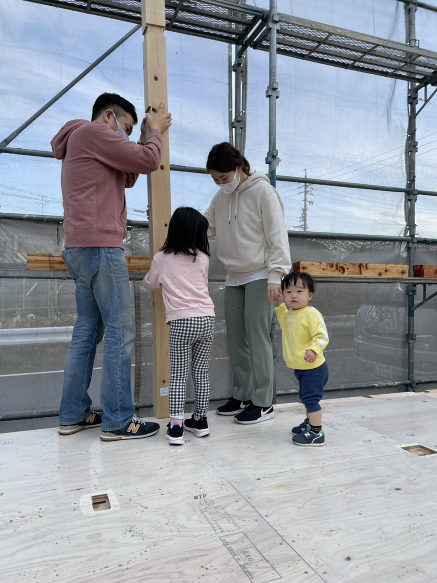 尾張旭市S様邸上棟式