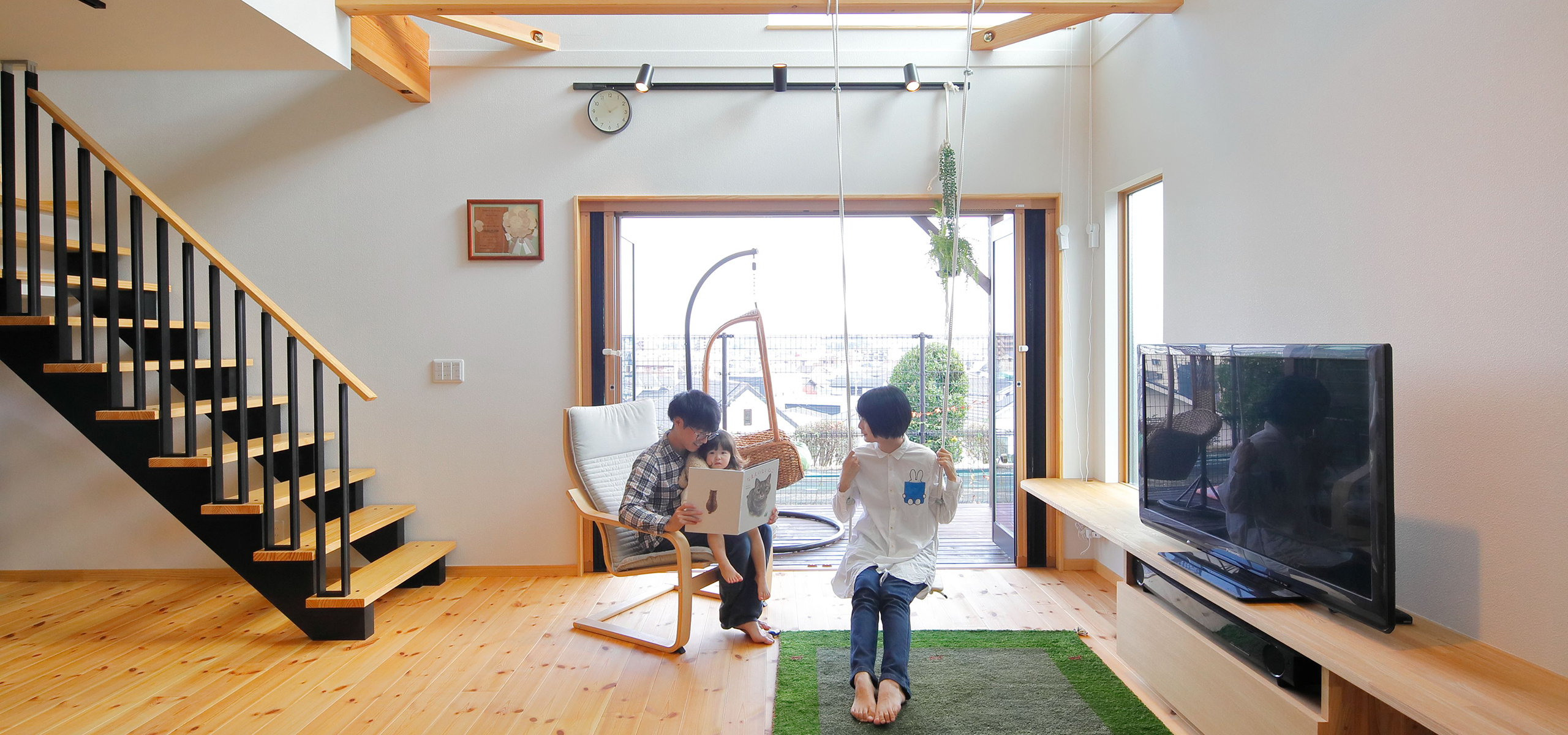 大きな窓から街を一望する家(尾張旭市Y様邸)