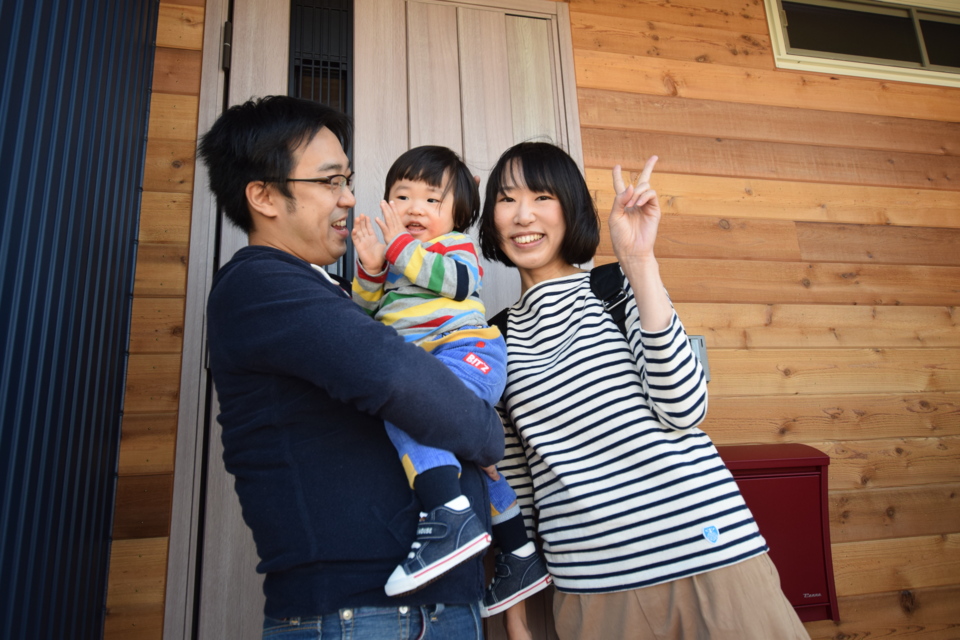 「木の家」の魅力と、皆さんの人柄で我が家もここにお願いしたい！と思いました。