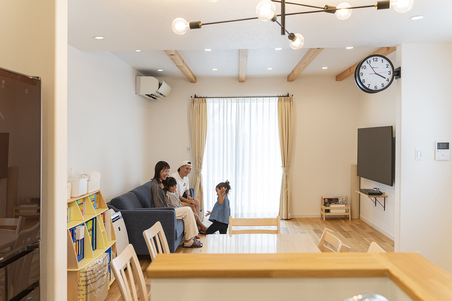 シンプルアメリカンスタイルの家(名古屋市守山区M様邸)