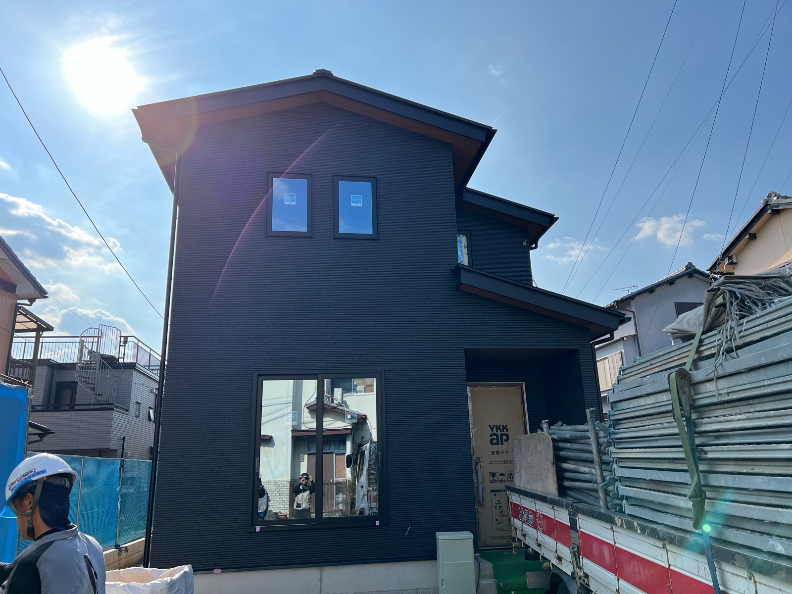 足場が取れました