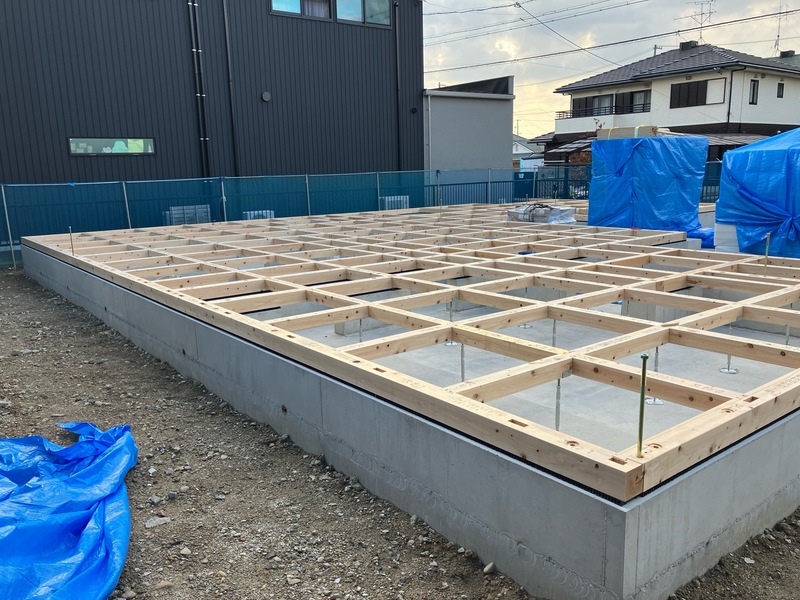 土台伏せ工事