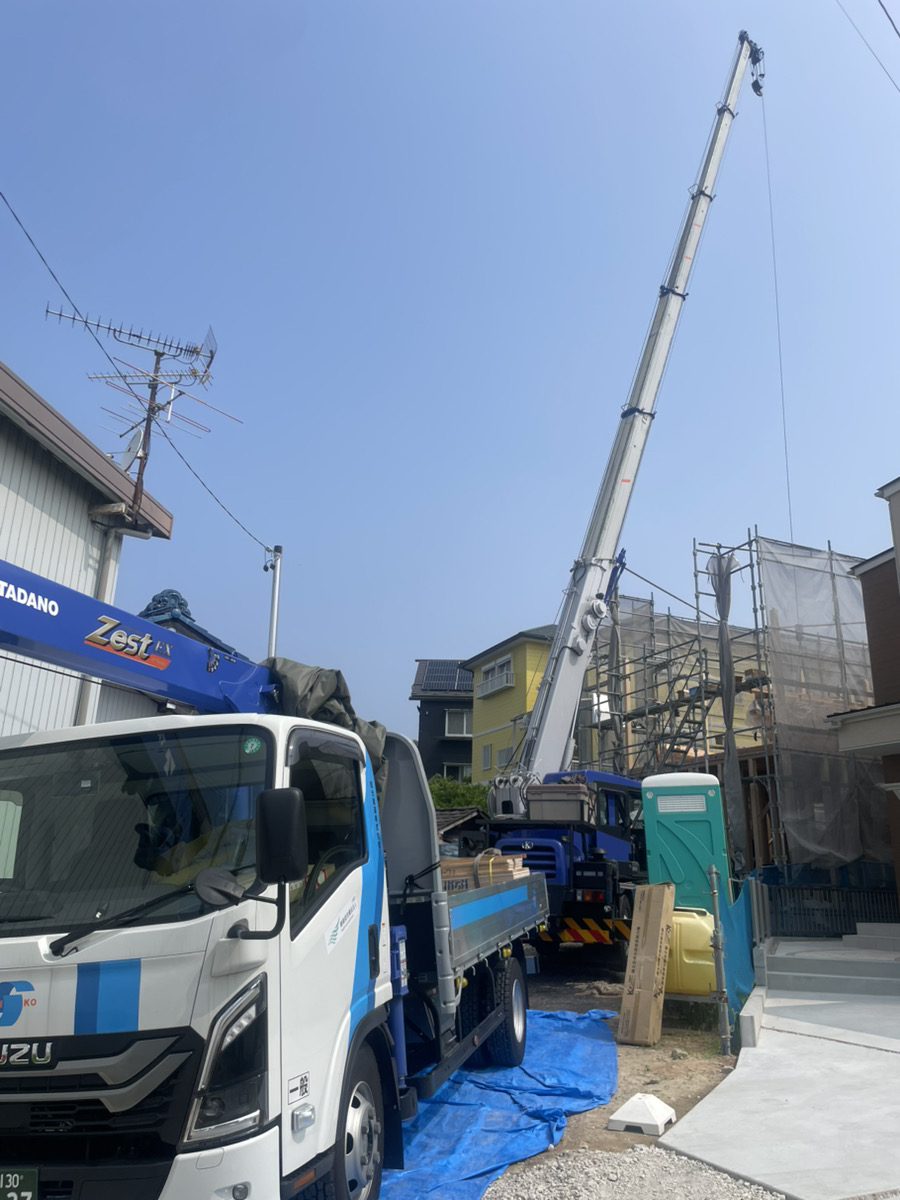 上棟工事