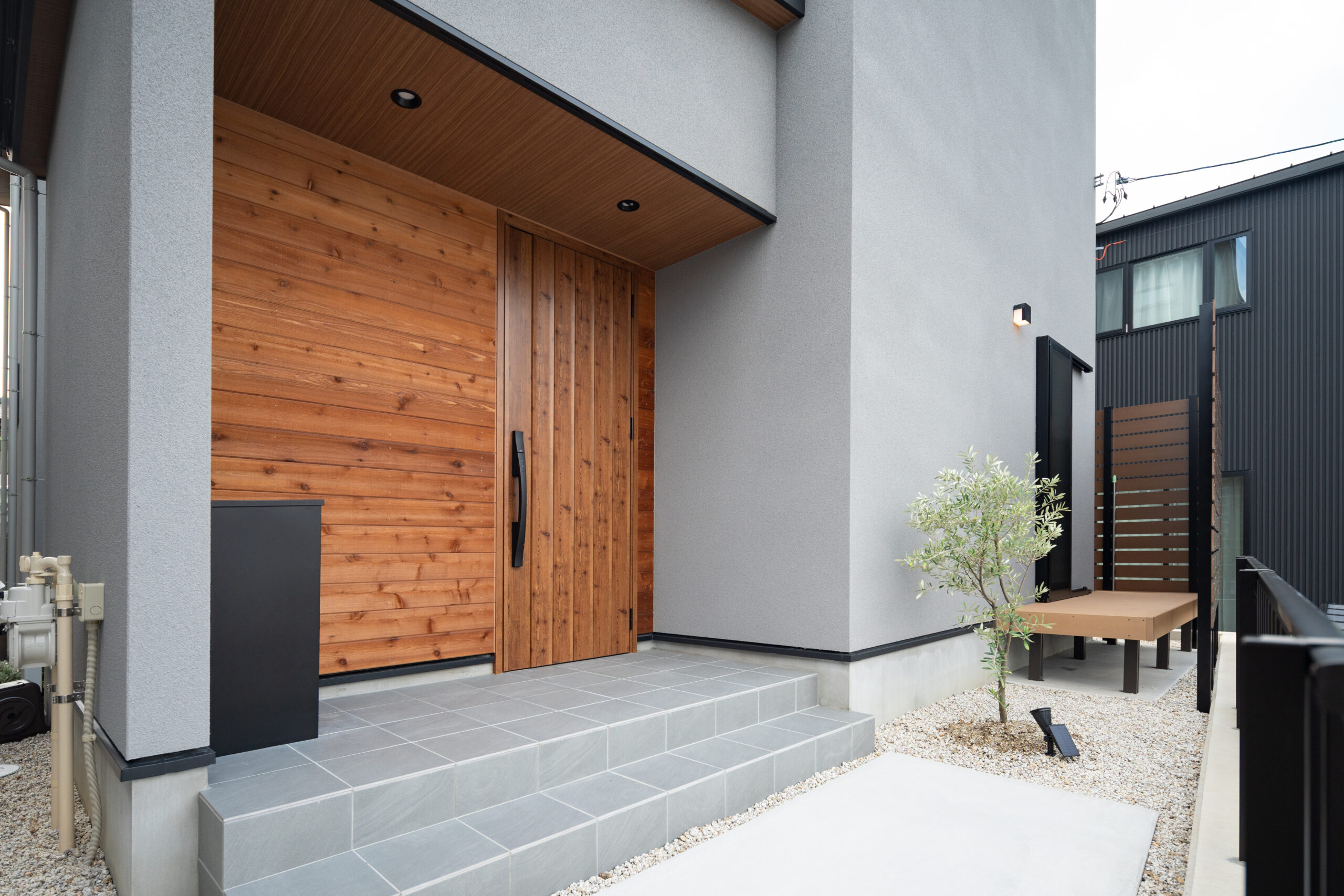 外観のアクセント